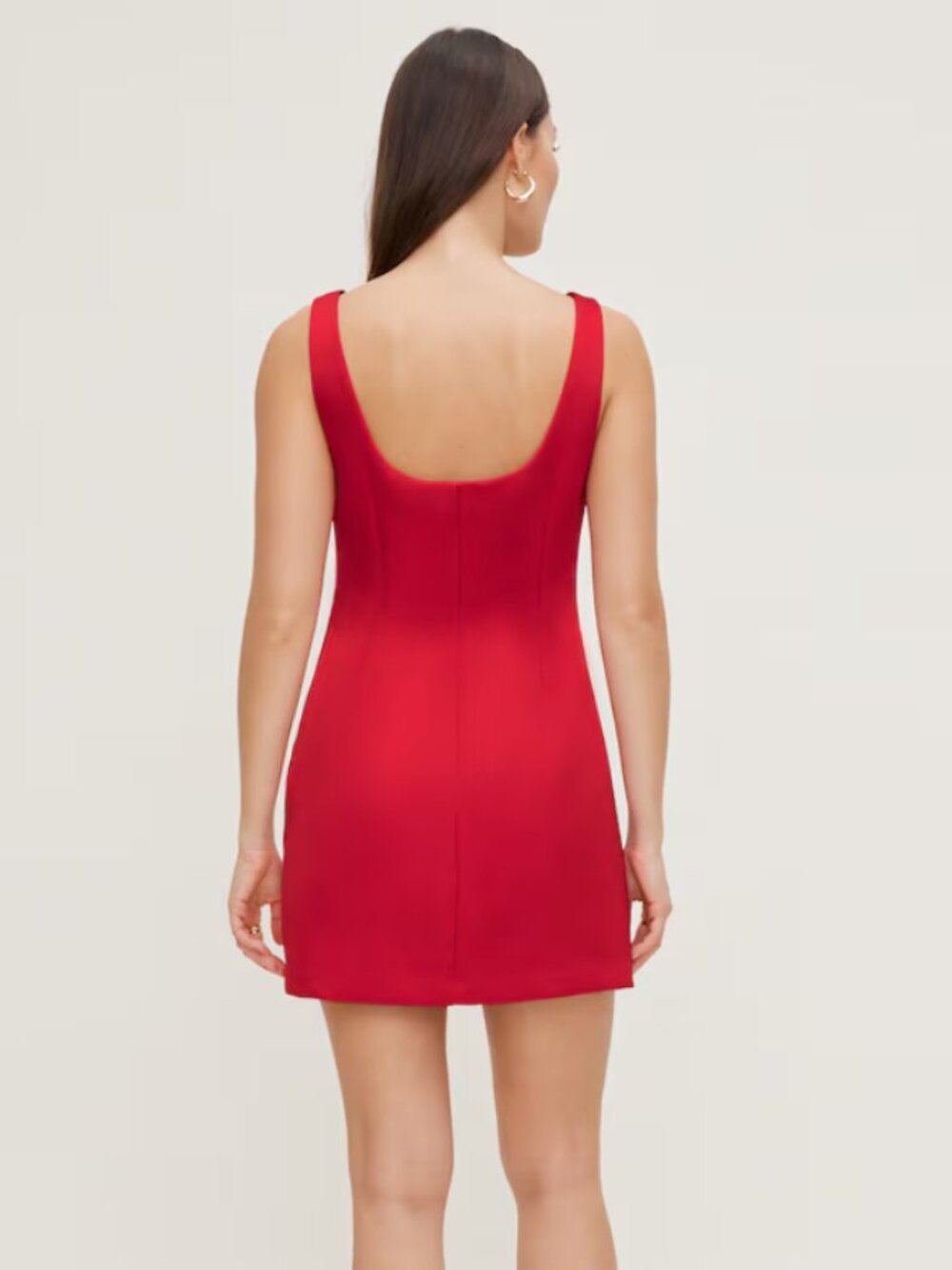 NWT Dynamite Selina Satin Sleeveless Mini Dress Sz Small - Picture 3 of 7